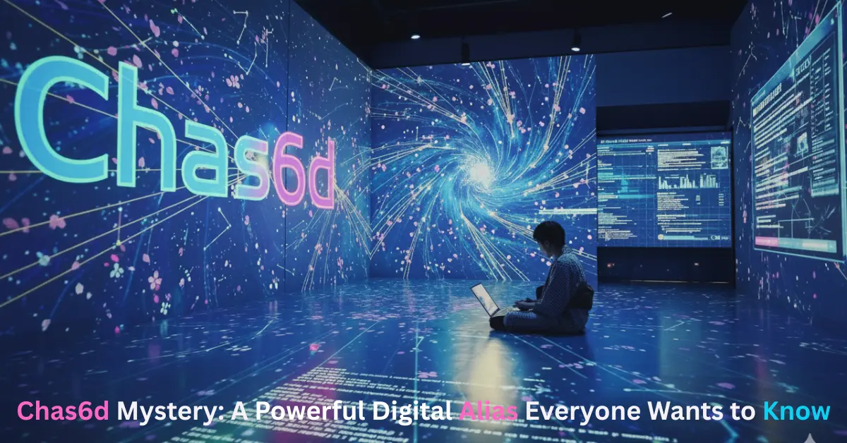 Chas6d digital identity concept in gaming, social media, and branding